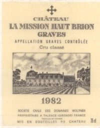 La Mission Haute Brion 1982 10KBottles